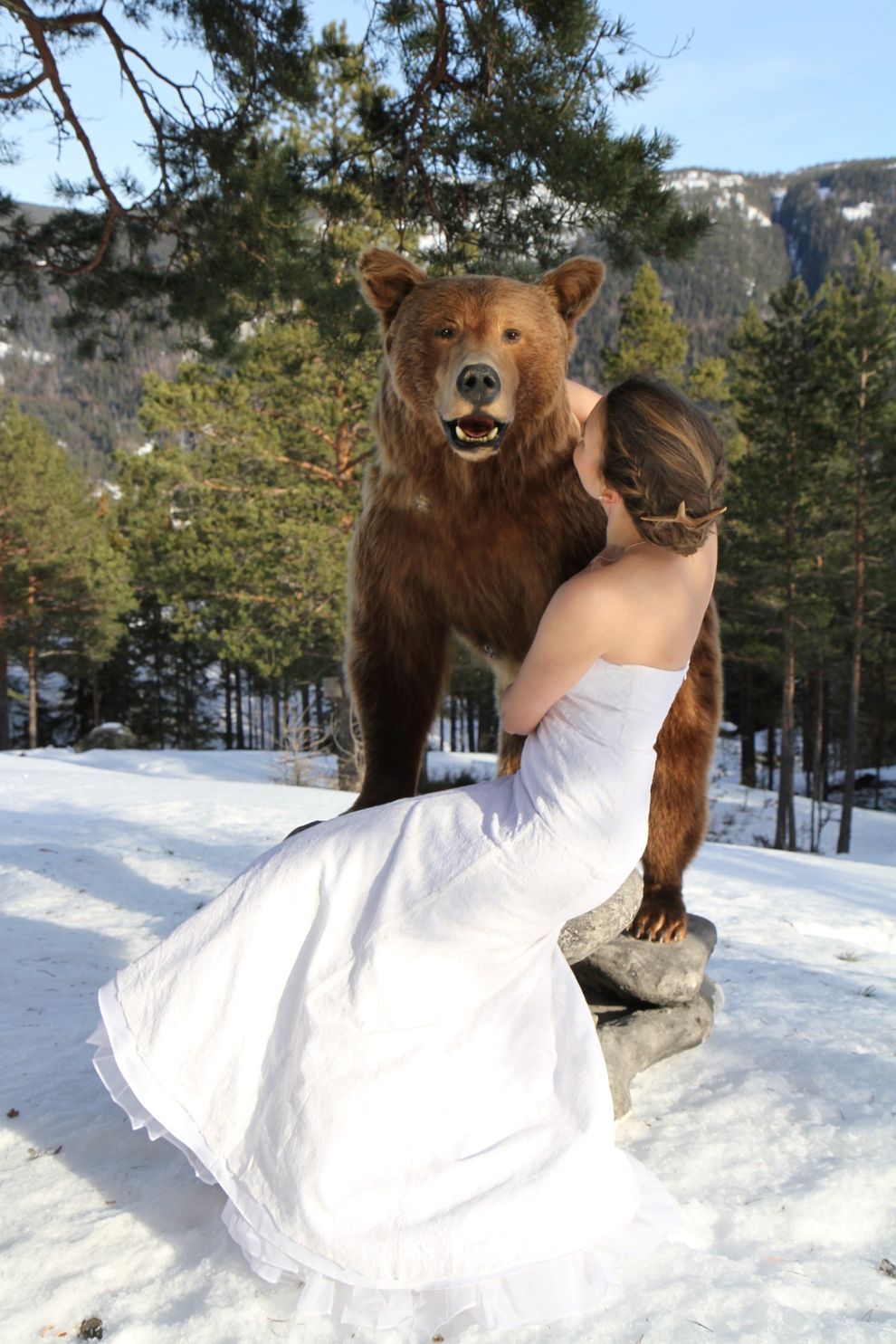 The brown bear and the bride - Gardsfruene